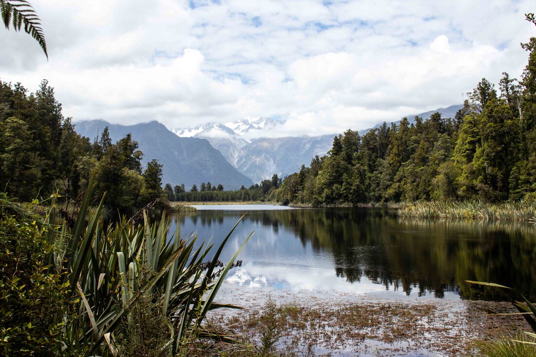 lake matheson, New Zealand