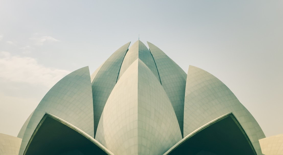 ​Lotus Temple, New Delhi, India, Adventure Time Travel
