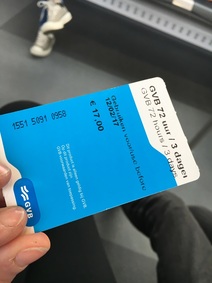 17 euro Tram Ticket