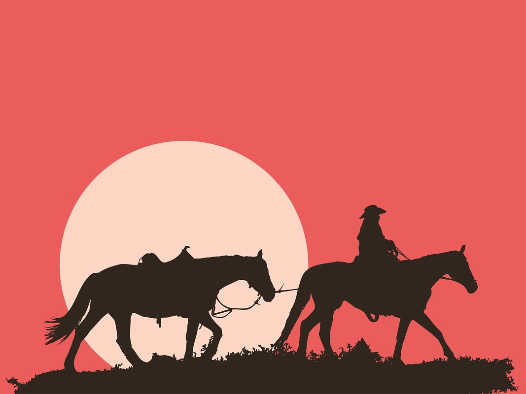 Old Wild West meets twenty-first century graphics, with plenty of horsing around